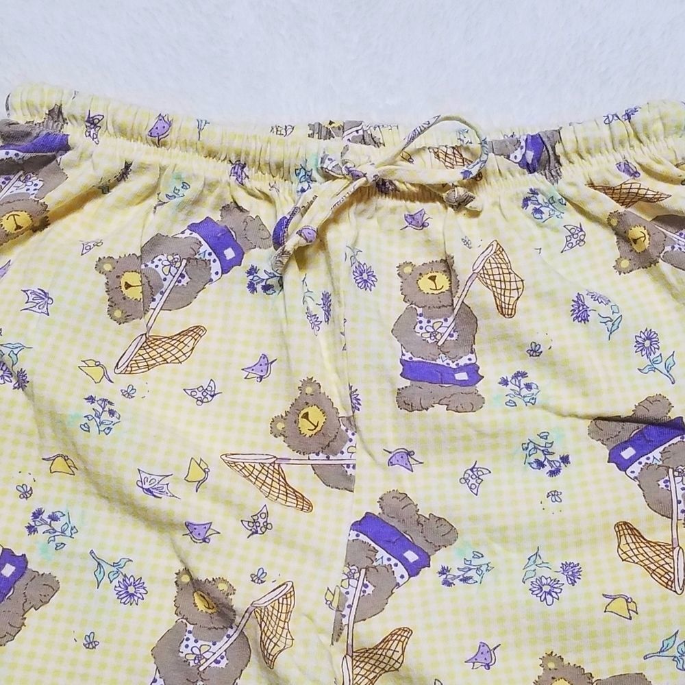 Vintage Basic Editions Gingham Teddy Bear Pajamas - image 8